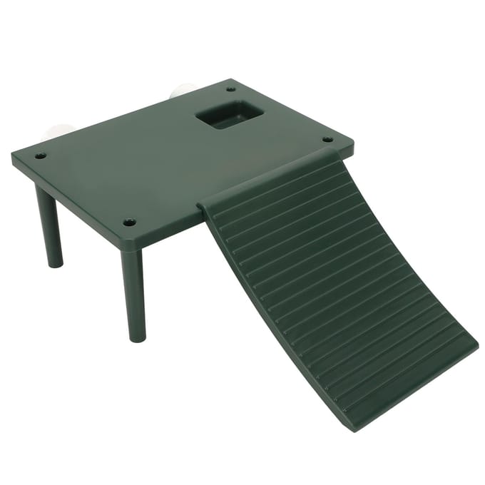 Schildpad Zonneplatform Oefening Klimvermogen Schildpad Rustterras met Klimladder gray