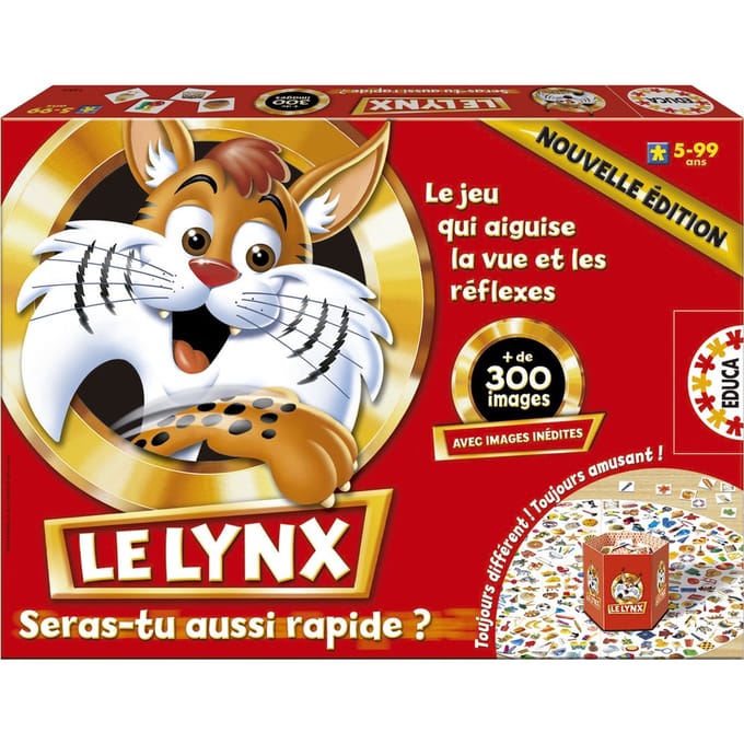 Educa Le Lynx Bordspel - Ontwikkelt visuele vaardigheden - +5 jaar - FR