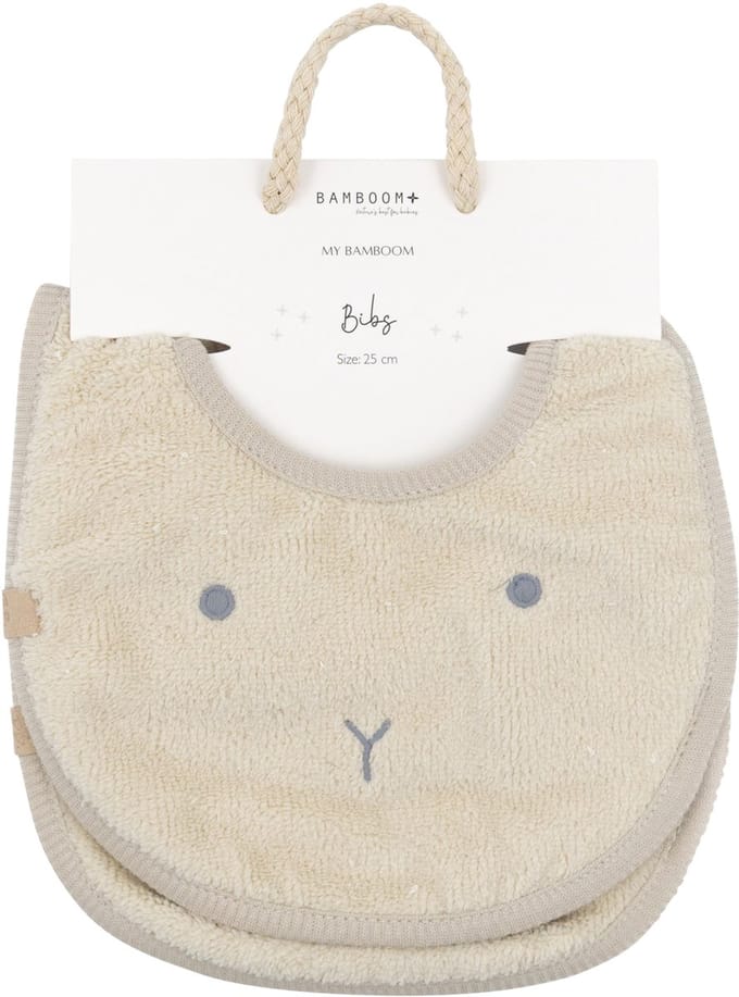 Bamboom Terry Slabbetjes – Set van 2 - Sand