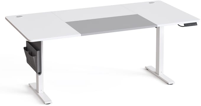 SONGMICS - Zit Sta Bureau - Elektrisch - 180 x 80 cm - Geheugenfunctie - USB-C Aansluiting