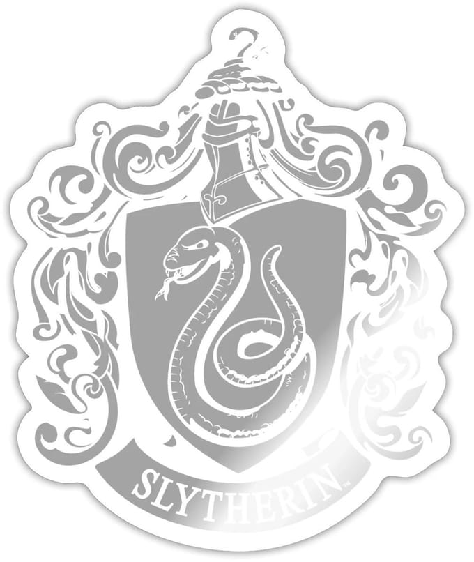 Harry Potter Zwadderich Afdelingswapen Sticker Maat S (max. 10 x 10cm)