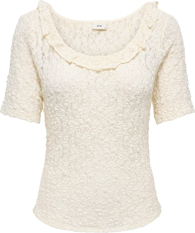 JDY - JDYGALLAS S/S LACE TOP JRS - Dames - Blouses