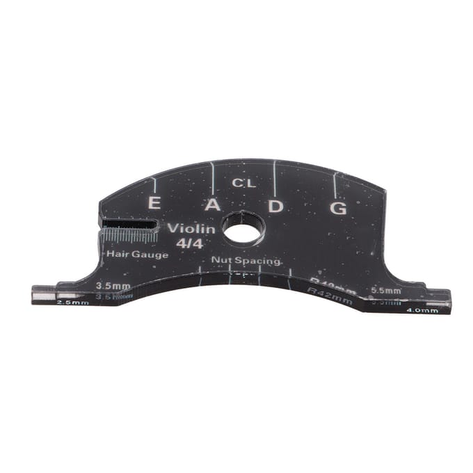 Viool Brug Referentie Tool Acryl Nauwkeurige Viool Brug Mal Toets Maken Sjabloon black