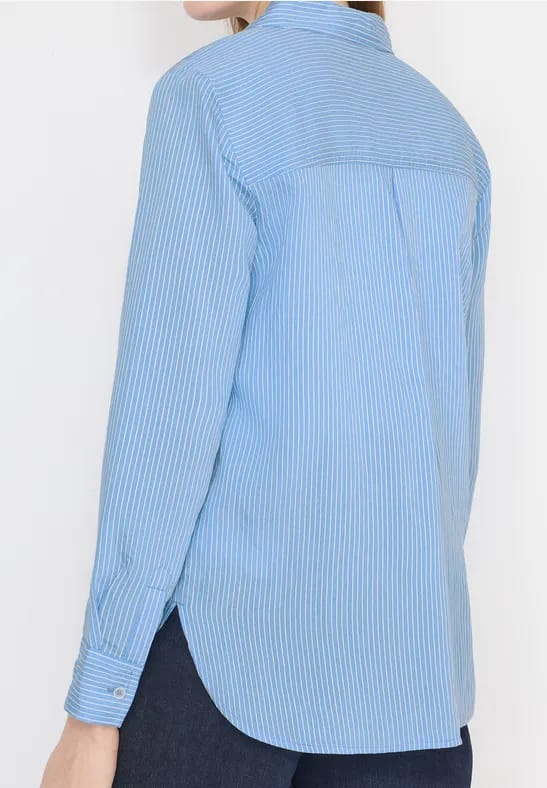Gestreept overhemd blouse