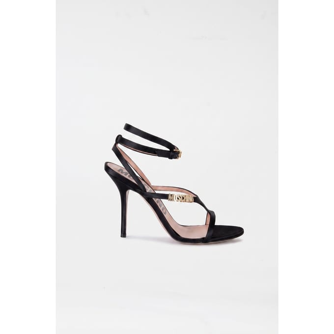 Moschino Goatskin Sandals Black Taglia: 37 | Infradito Outlet | Donna | Nero