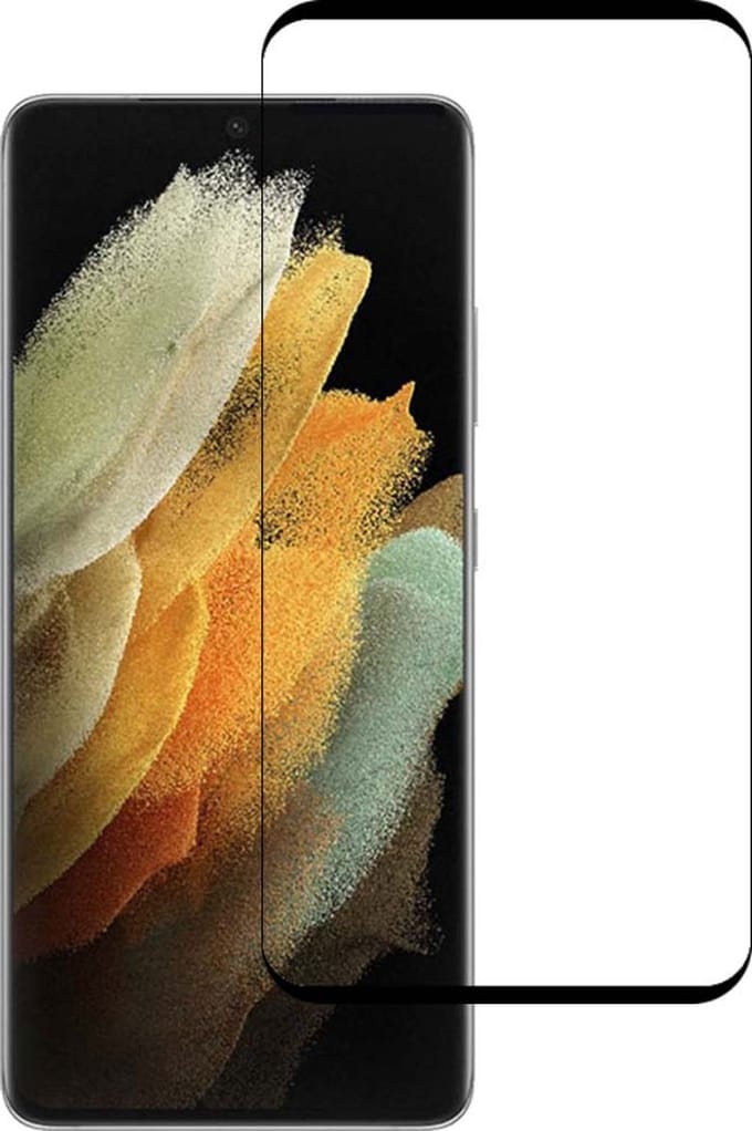 Smartphonica Screenprotector voor Samsung Galaxy S21 Ultra van glas geschikt voor Samsung Galaxy S21 Ultra