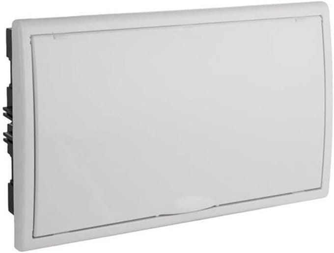 Verdeeldoos - Stoppenkast Groepenkast - Elektrische Installatie - 12 Elementen + 4 - 362x226x72mm - Wit