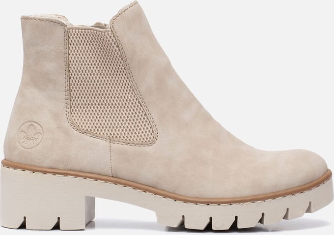 Rieker Chelsea boots beige Synthetisch - Dames - Maat 36