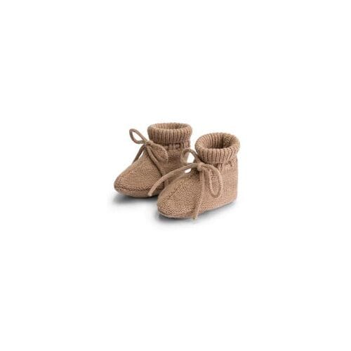 Prénatal newborn slofjes Pure Dark Sand Brown 1MT unisex