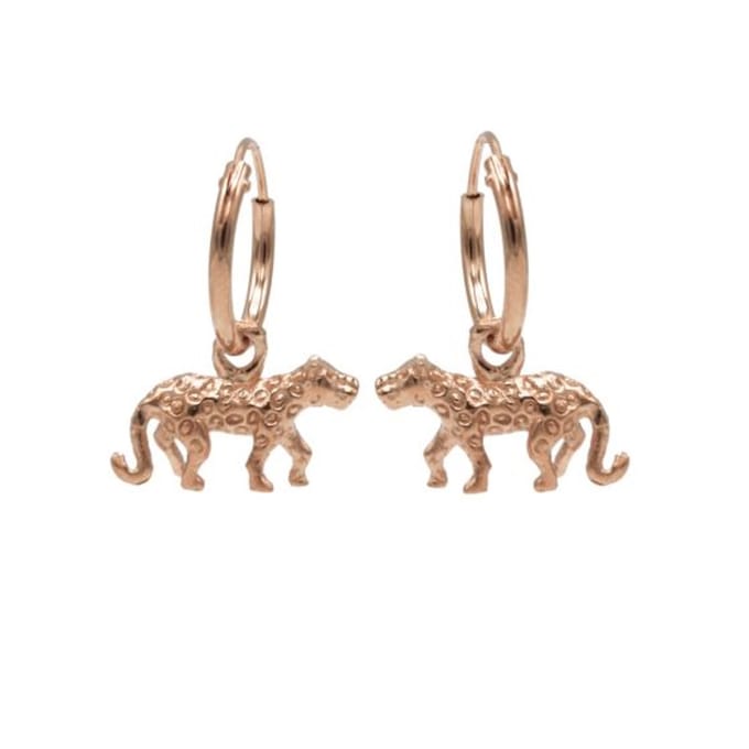 Karma Symbols oorbel M1388 Hoops Panther Rosé