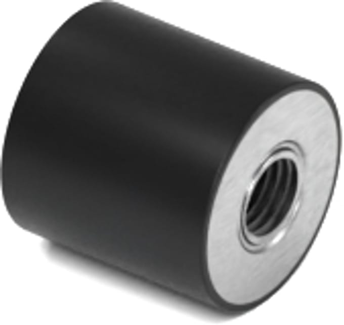 Rubbermagazijn - Trillingsdemper - Type C - 10x10mm - M4 - Set 10 stuks