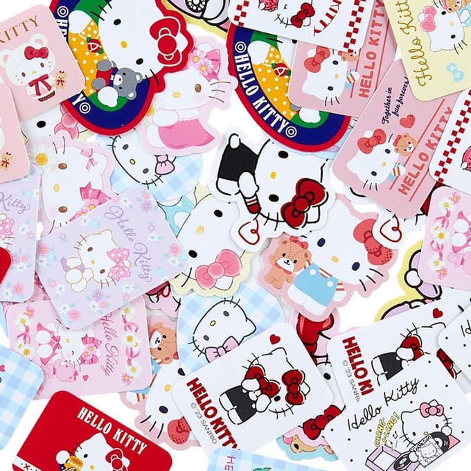 Leuke Hello Kitty Sticker & Koffer Set voor Kinderen