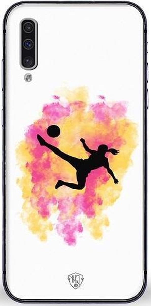 Telefoonhoesje - Back Cover - Geschikt Voor Samsung Galaxy A50 - Wit