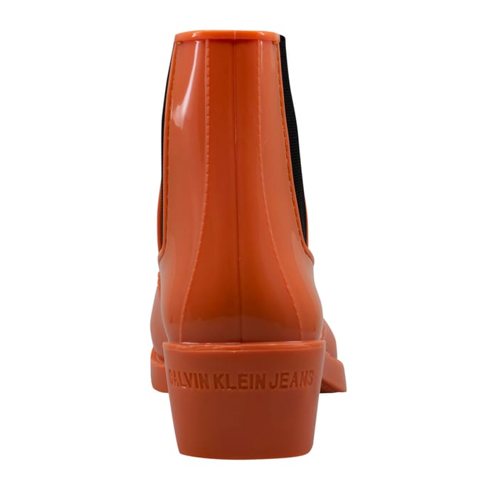 Calvin Klein Carol Rubber Womens Oranje Wellington Laarzen