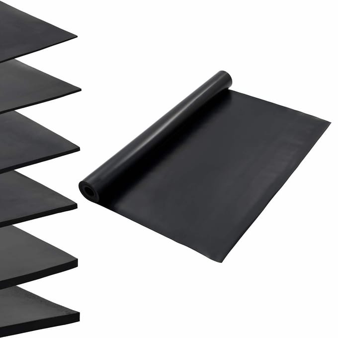 vidaXL - Vloermat - Zwart - 1,2 - x - 5 - m - Rubber