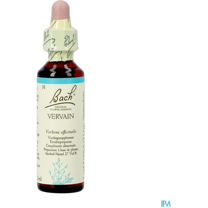 Bach Vervain Remedy - 20 ml - Voedingssupplement