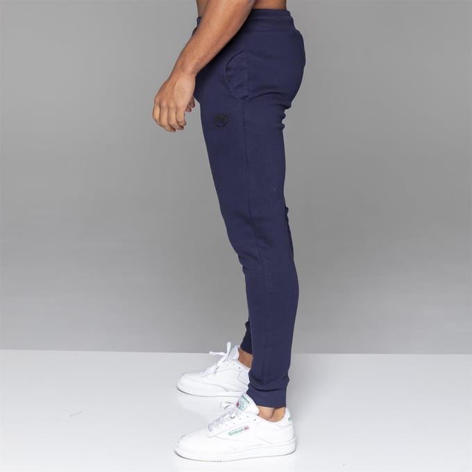 MYT heren slim fit joggingbroek marineblauw