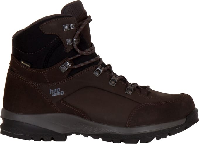 Hanwag Wandelschoenen - Maat 42 - Mannen - donkerbruin/donkergrijs