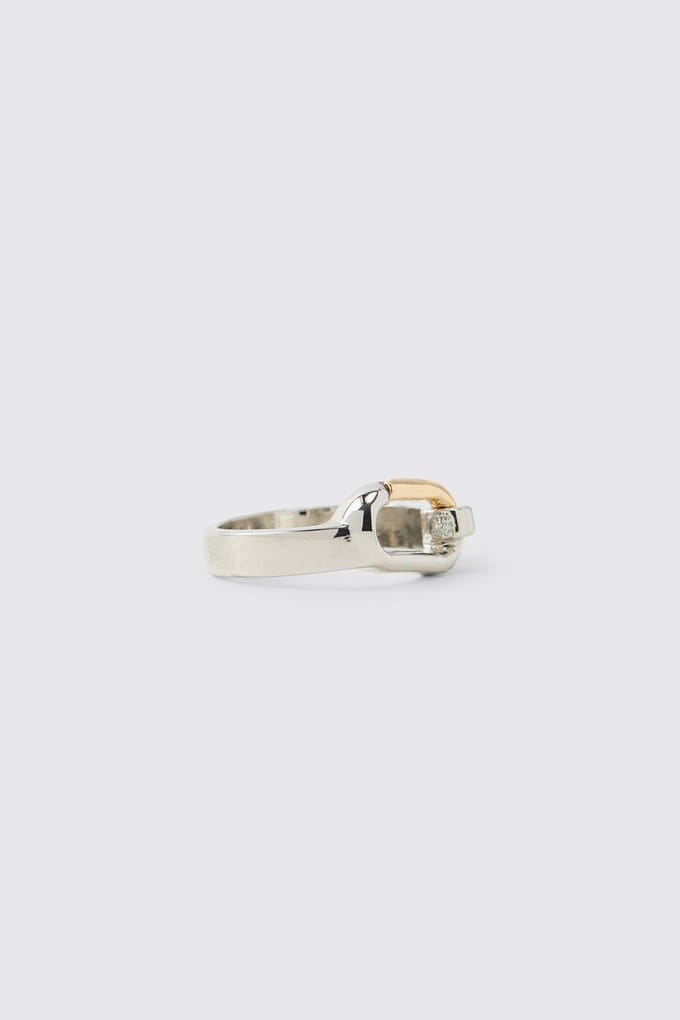 Karabijnhaak Sluiting Ring | Silver | Size Small/Medium