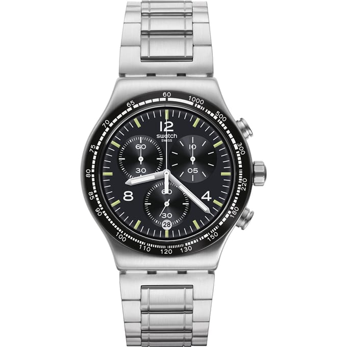 Montre Swatch Yvs444gc Core Night Flight Public Uréthane YVS444GC