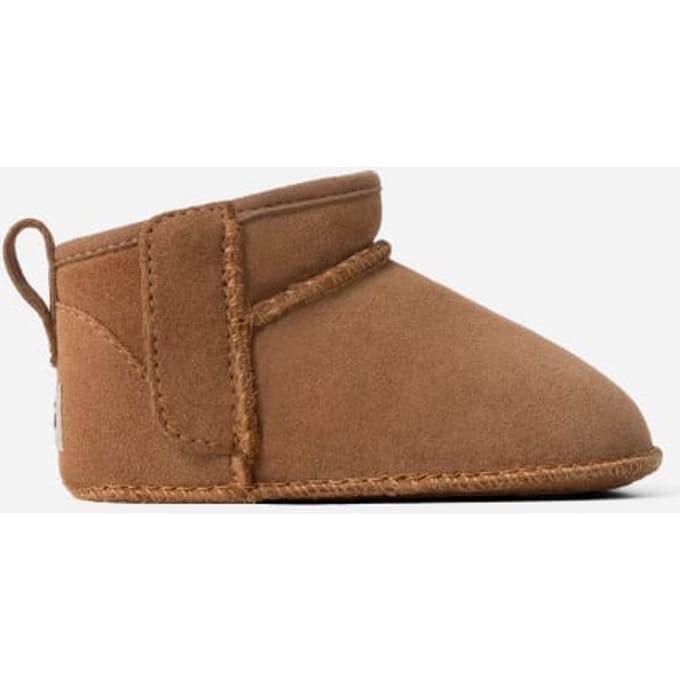 UGG® Baby Classic Ultra Mini for Kids in Brown, Size 0.5, Suede/Wool