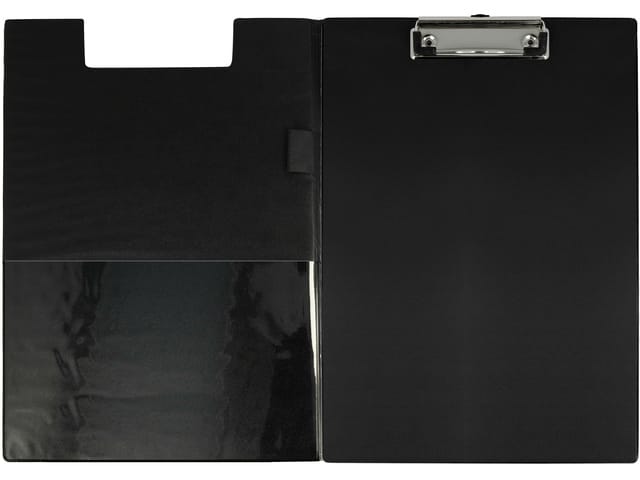 Klemmap Westcott A4, Zwart met PVC Omtrokken