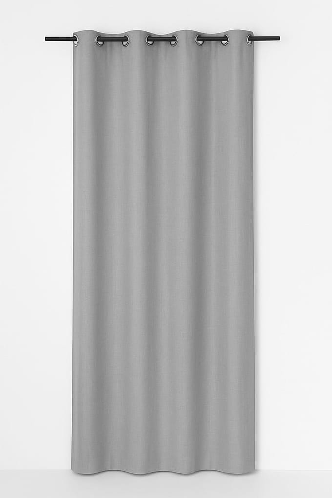 Edera voorhang gordijn taupe 8 Rings 135 x 260 cm
