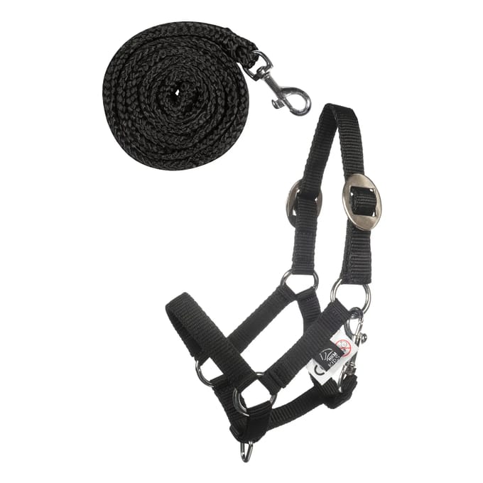 Zadel en longe voor Hobby Horse HKM Kids Basic