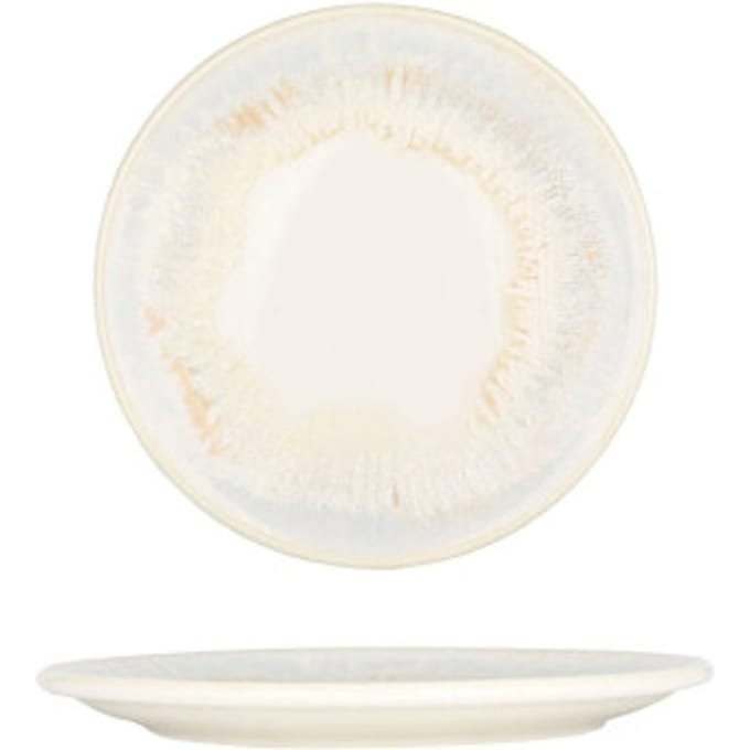 By Bone Dessertbord - Wave - Porselein - 15 cm - set van 6