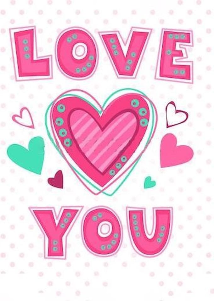 Wizardi Diamond Painting Kit Love You WD2314