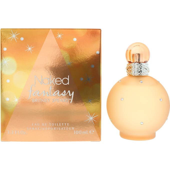 Britney Spears Naked Fantasy Eau de Toilette 100ml Spray voor Haar