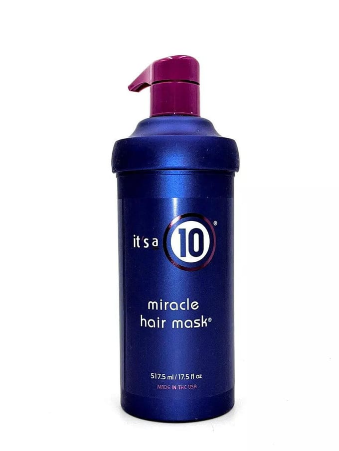 C'est un 10, Miracle, Masque Crème Traitant pour Cheveux, Lisse & Adoucit, 517,5 ml