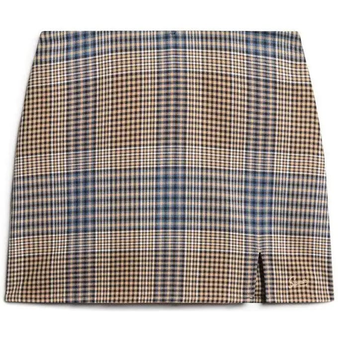 Superdry - Geruite minirok - Dames - Rokken