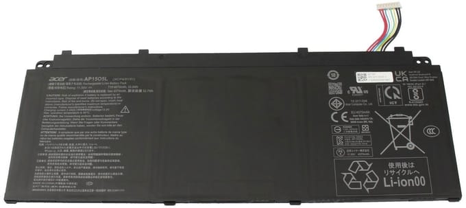 Acer AP15O5L Batterij - 53,9Wh - 11,55V (AP15O5L)
