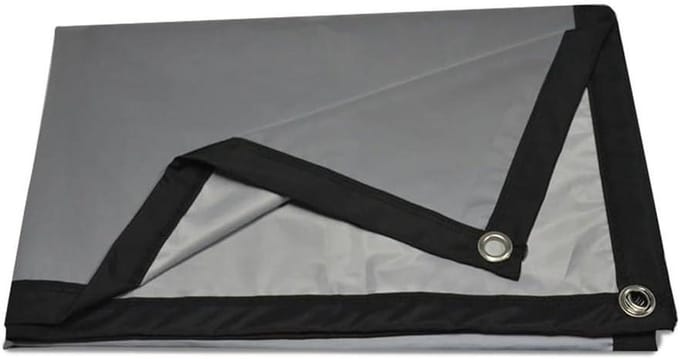 Projectorscherm, Anti-lichtgrijze optische coating Draagbaar reflecterend canvas projectiescherm