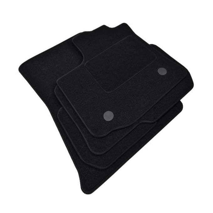 Tapis de sol - Dacia - Lodgy - Velours noir - 4 pièces - Ajustement précis