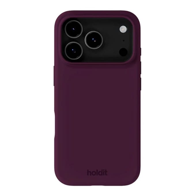 Holdit Silicone Case geschikt voor Apple iPhone 17 Pro Max - Deep Plum