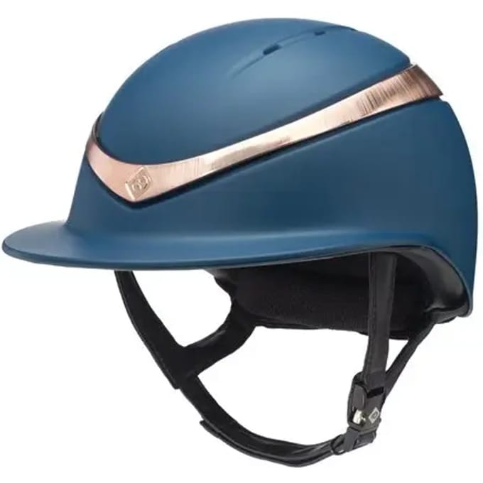 Helm paardrijden pic groot glanzend Charles Owen luxe