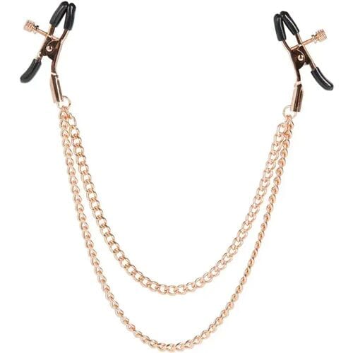 CalExotics Entice Tepel Klemmen met Ketting