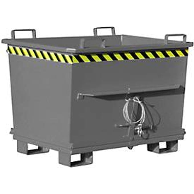 Bodemklepcontainer BKB 700, grijs