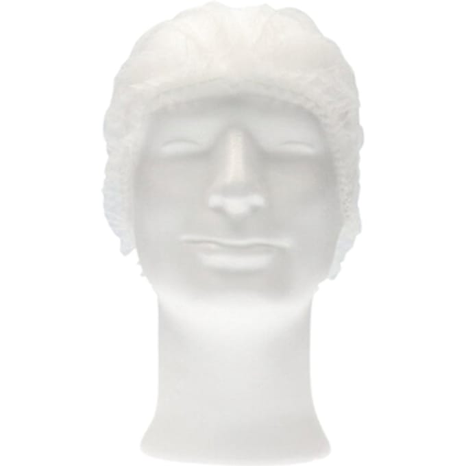 Haarnetje wit - 100 stuks - clip Cap - CMT