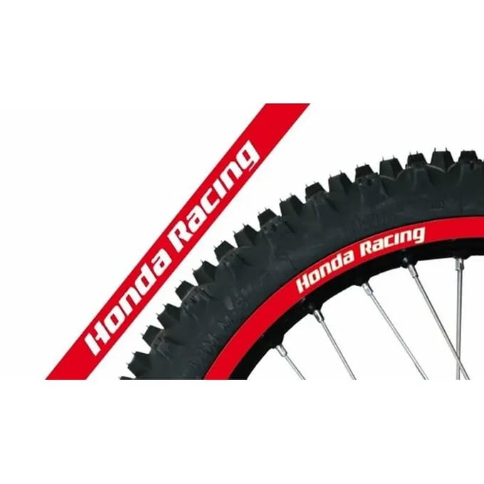 Motorcycle Rim Decoration Stickers Blackbird Racing Replica Honda