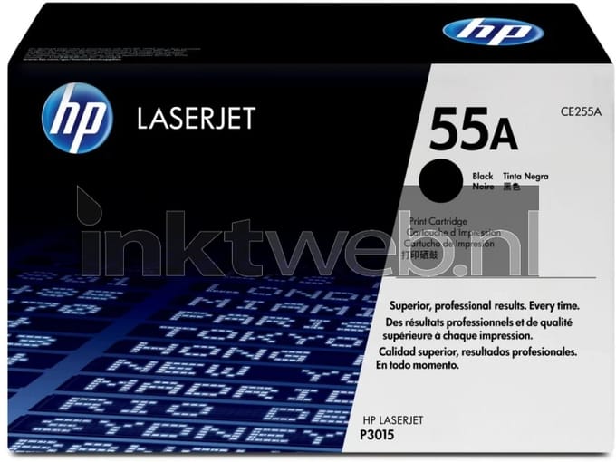 Tonercartridge hp ce255a 55a zwart