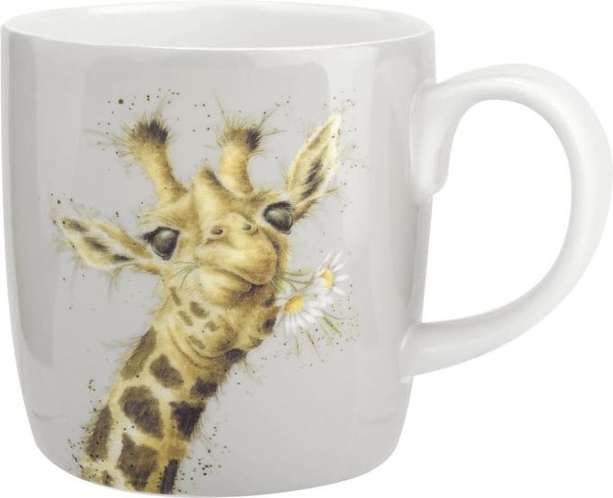 Royal Worcester Wrendale Designs Mok Giraf 400ml Wit Porselein