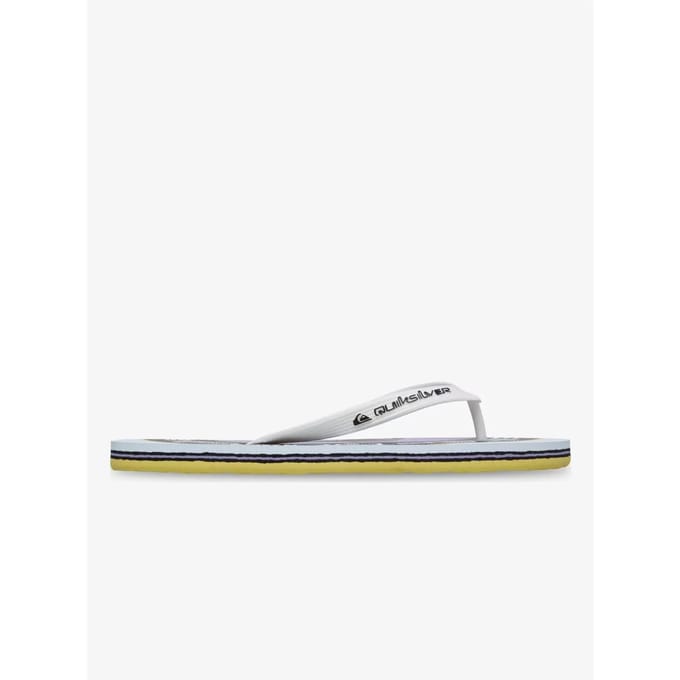 Quiksilver Molokai Screen Slippers Wit EU 42 Man