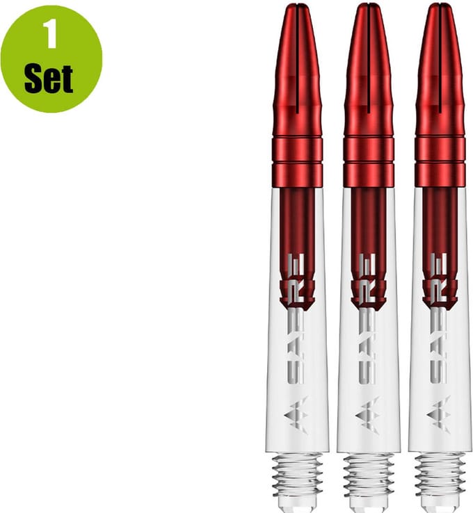 Mission Sabre Clear Base Red - Dart Shafts