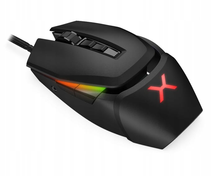 KRUX Bot RGB Gaming Muis, 12800 DPI, 7 Knoppen