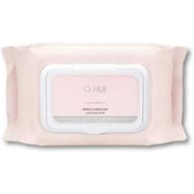 O HUI Miracle Moisture Lingettes Nettoyantes 60 pièces Magasin de Luxe Coréen white
