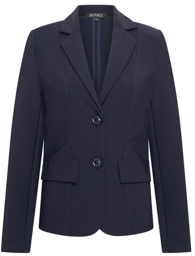 MI PIACE - Bonded Travel Uni Blazer 202646 Dark Blue - Maat : XS