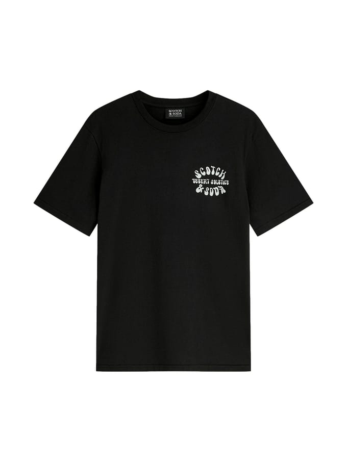 Scotch & Soda Left Chest Artwork Regular-Fit T-Shirt